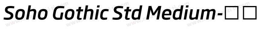 Soho Gothic Std Medium字体转换